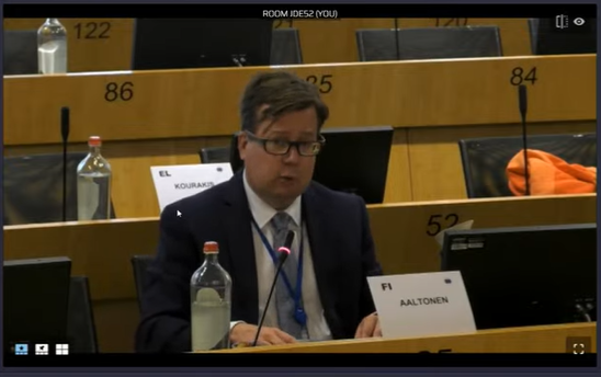 Member of Tampere city council, member of @CoR @Mikko_Aaltonen prepared an opinion on eradicating homelessness in the EU. It was adopted today in the SEDEC committee. He emphasised that local solutions must be found to tackle homelessness 
#EuropeanPillarOfSocialRights