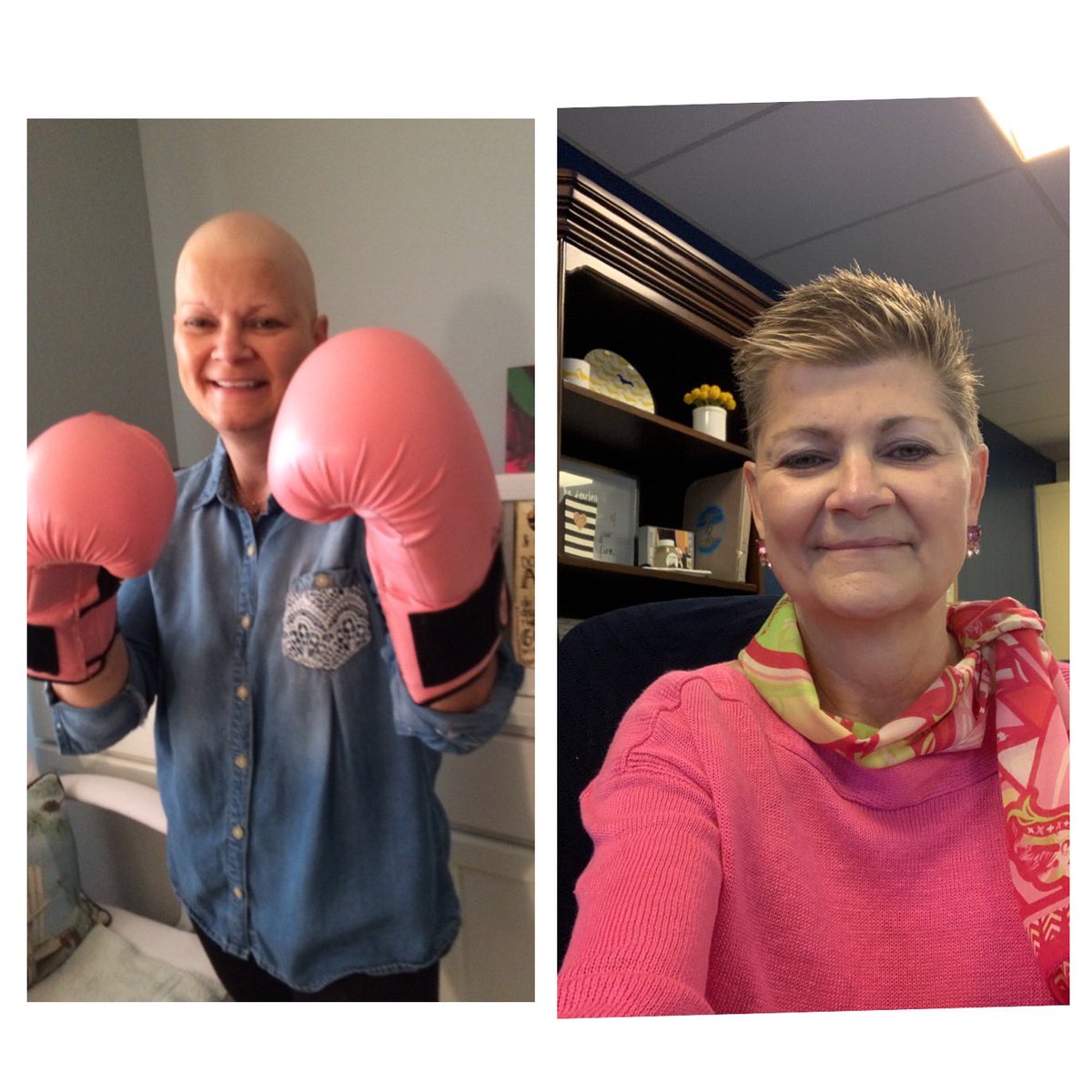 kanstadt's tweet image. Thanks @BCSNsports for bringing awareness to breast cancer. 364 days I wear maize and blue, but today I wear pink to celebrate 7 years cancer free. #pinkout #BreastCancerAwarenessMonth #punchcancerintheface