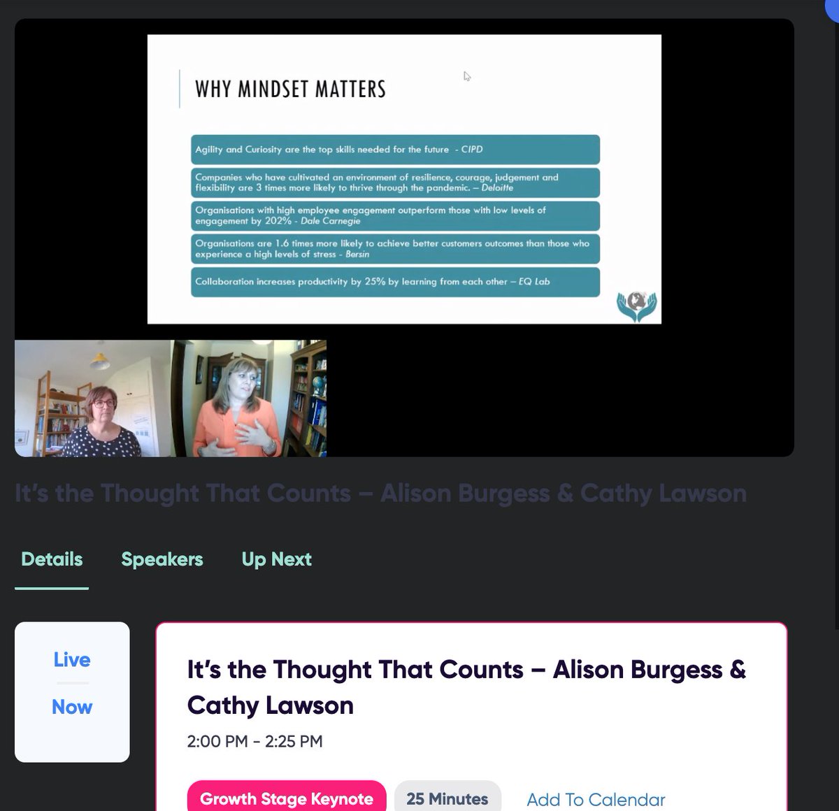 Some interesting stats with regards to mindset, during Alison and Cathy's talk!

#GrowthFestival #Mindset #Marketing