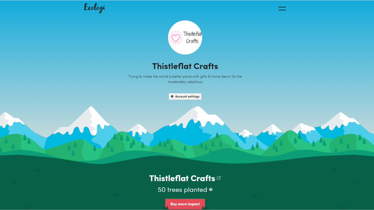 thistleflat's tweet image. Just planted (not literally) the trees with @Ecologi_hq, from sales this month! Thanks to all who purchased from me 😘 

ThistleflatCrafts.etsy.com

#MHHSBD #TreesForOurPlanet #craftivism #ClimateAction