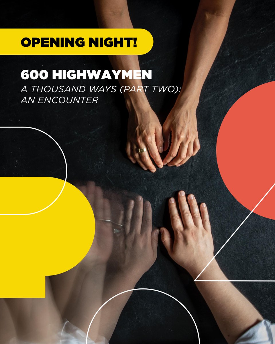 Our first opening night in a over a year––575 days to be exact, but who's counting? We have all the jitters and all the excitement🥰

A Thousand Ways (Part Two) opens this evening — limited tickets remain @ carolinaperformingarts.org/ATW

<a href="/600HWM/">600 HIGHWAYMEN</a> #liveart #theatre #chapelhill #cpa