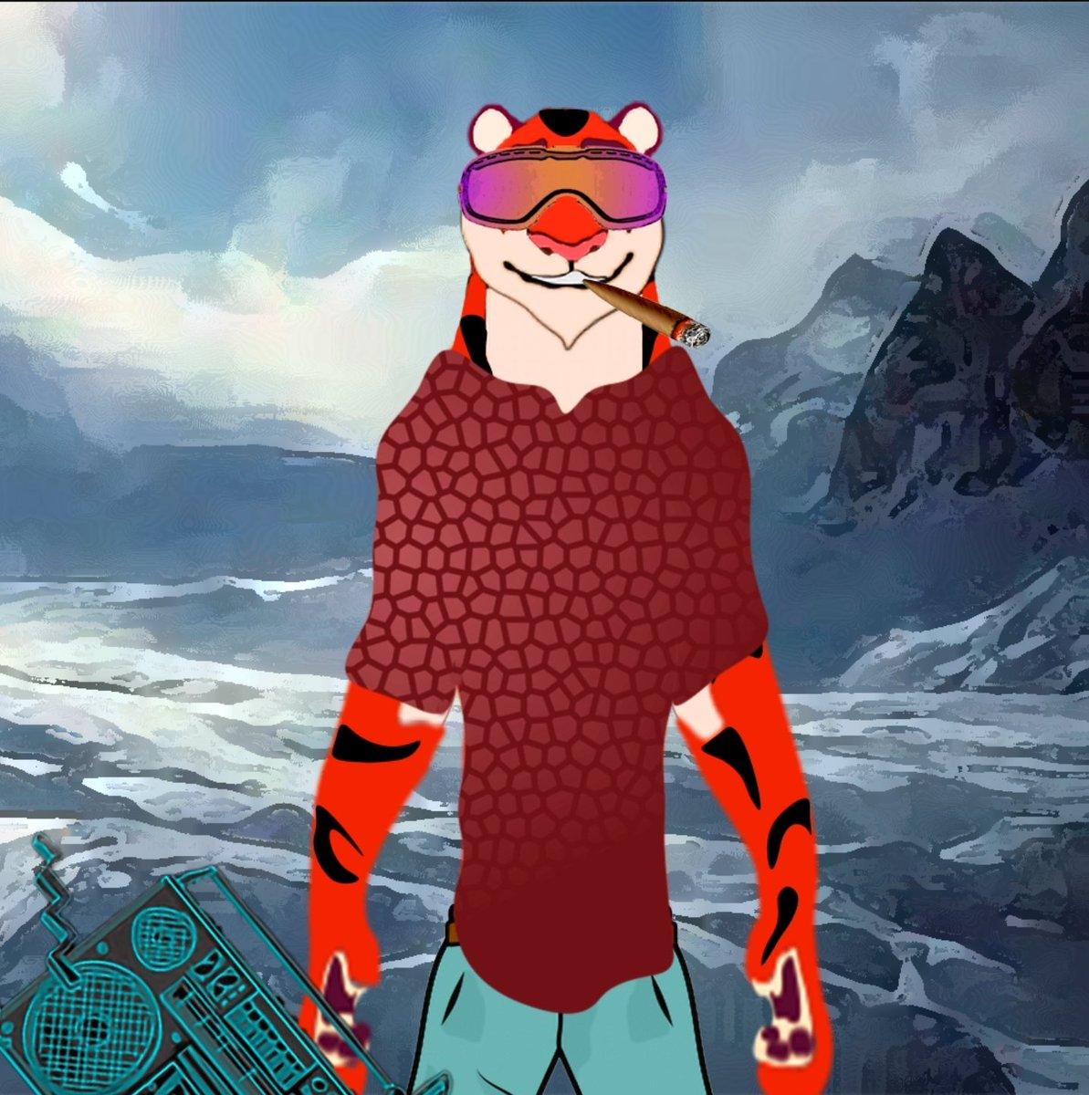 ziignox's tweet photo. @thetitanborn 10k fair mint live at https://t.co/SRMnsJ3YqX 🐯  first 300 are free only pay gas fee.  tag your friends too! https://t.co/rjFFNnuAMC