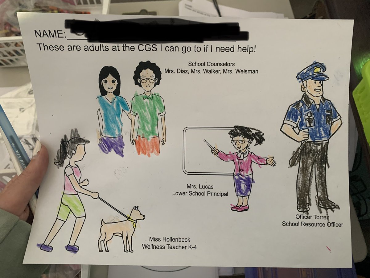 MsHollenbeckPE's tweet photo. 3.2.1 Identifying trusted adults and professionals who can help promote health! Some of our local CGS faces! 👮🏽‍♂️👩🏻‍🏫🏃🏻‍♀️👩🏽‍🏫👩🏻‍💻 https://t.co/Abz93EfkbM