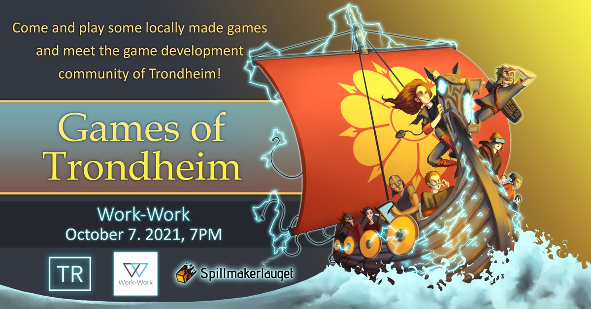 RammerTrygge's tweet photo. Today is the last day you can submit your game to be exhibited at the #GamesOfTrondheim event at @WorkWorkTrd https://t.co/AiVjRv99bo We're already pretty packed but there's room for one or two more! #trondheim #gamedev #gamedeveloper https://t.co/b0blAM1o9E