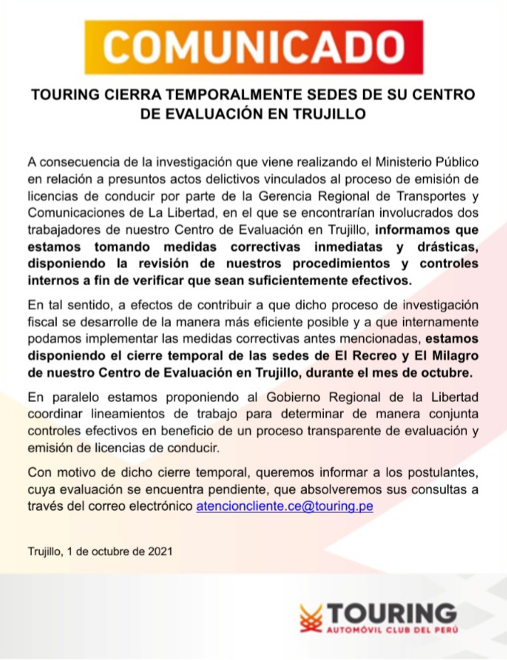 📌Atencion postulante tomar en cuenta este comunicado.
