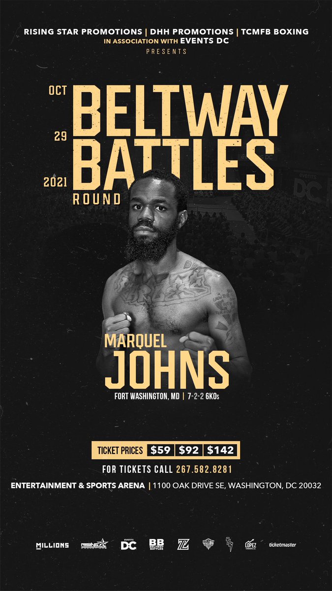MWalters202's tweet photo. Philly’s Marq “The Monster” Johns, now fighting out of Maryland, is back in action. https://t.co/Sfyw2eYg6b #war #phillyfighter #boxing #beltwaybattles https://t.co/d8J9hAVWzl