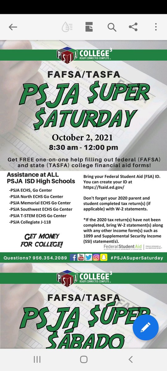 PSJAMemGoCenter's tweet photo. 📢 Come by the Go Center to sign up for an appointment! #first-come #first-serve #itstime💰🙌🏽💯 @PSJAMemorial @advisorcgarcia https://t.co/PwfWEhQqqn
