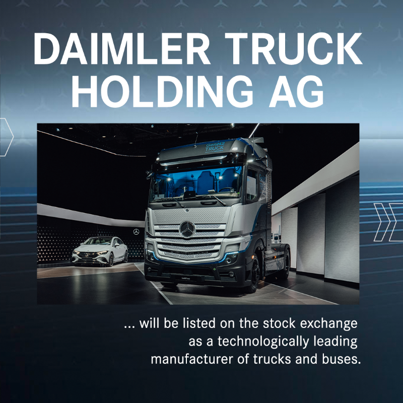 DaimlerTruck's tweet photo. It’s a YES from our shareholders: The star will shine twice in the future, even brighter than before ⭐⭐ Swipe to see how we will set the pace of transformation with our historic realignment. 🚚🚗