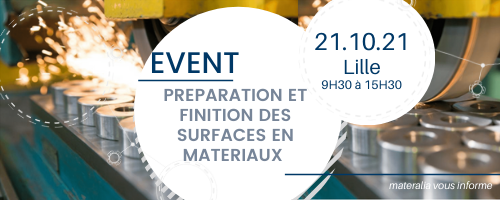 pole_materalia's tweet photo. 🔍[ACTU ECOSYSTEME] #MatActu #MatEvent

📌 Conférence @A3TS | Préparation et finition des surfaces en traitement des matériaux : Mise en œuvre et caractérisation 
📆 21.10.21

 🔍+ d'infos https://t.co/8kOQVClQL1
👉 Inscriptions https://t.co/Nl2EjFHNiV

#MatEvent #A3TS #Conf https://t.co/2KRJn4P8eo