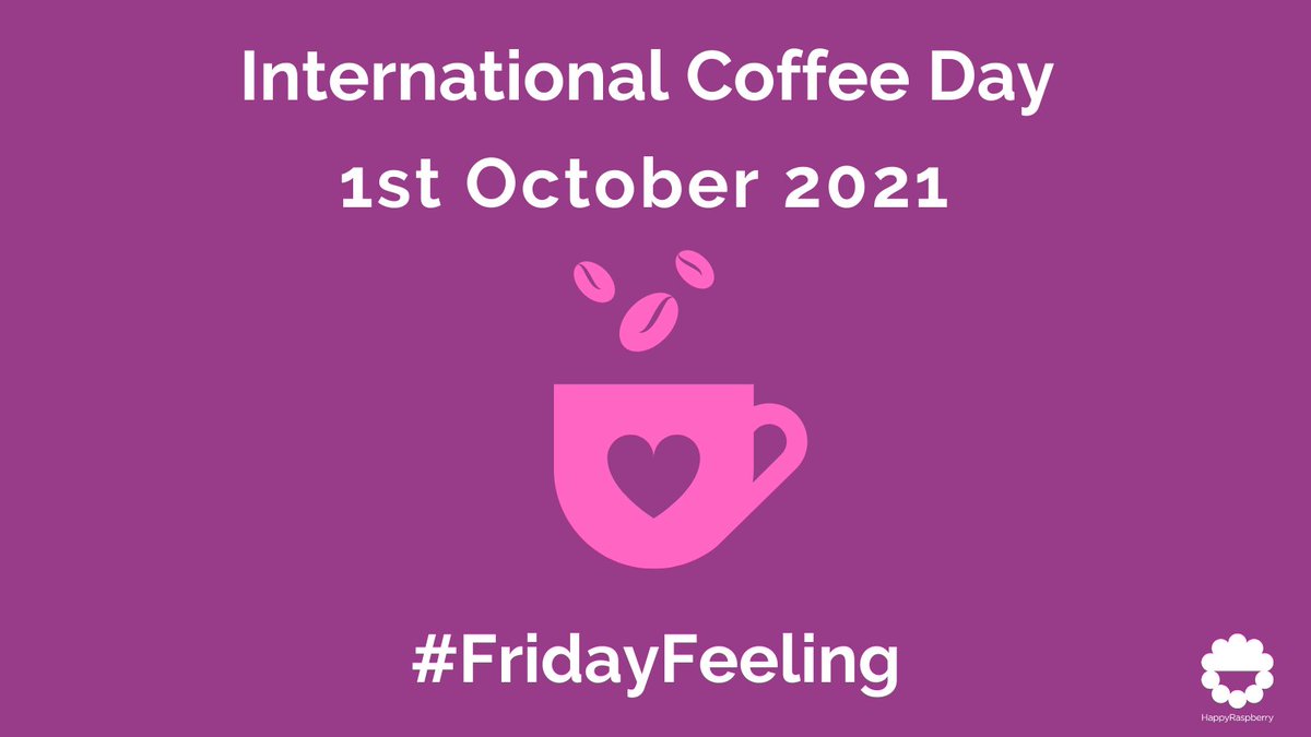 HappyRaspberry_'s tweet photo. ☕ International Coffee Day ☕

We’ve absolutely got that #fridayfeeling in the @HappyRaspberry_ office 🏢 coffee has certainly powered us through this week… as always 😂 here’s to our favourite hot beverage 🎉

#fridaymood #coffeetime #coffeeislife #internationalcoffeeday https://t.co/yXOTjewJoo