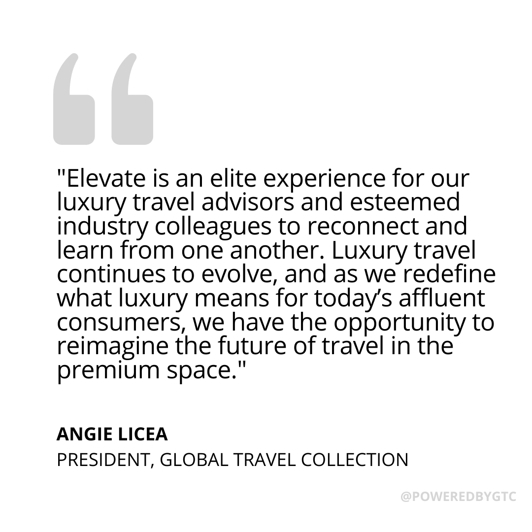 GTC launches the return of the “Elevate” virtual conference, Oct. 4-7, 2021, bringing 800+ luxury travel advisors together with 300 of the industry’s leading travel suppliers for networking sessions, educational workshops and entertainment.

Full release: internova.com/top-luxury-tra…