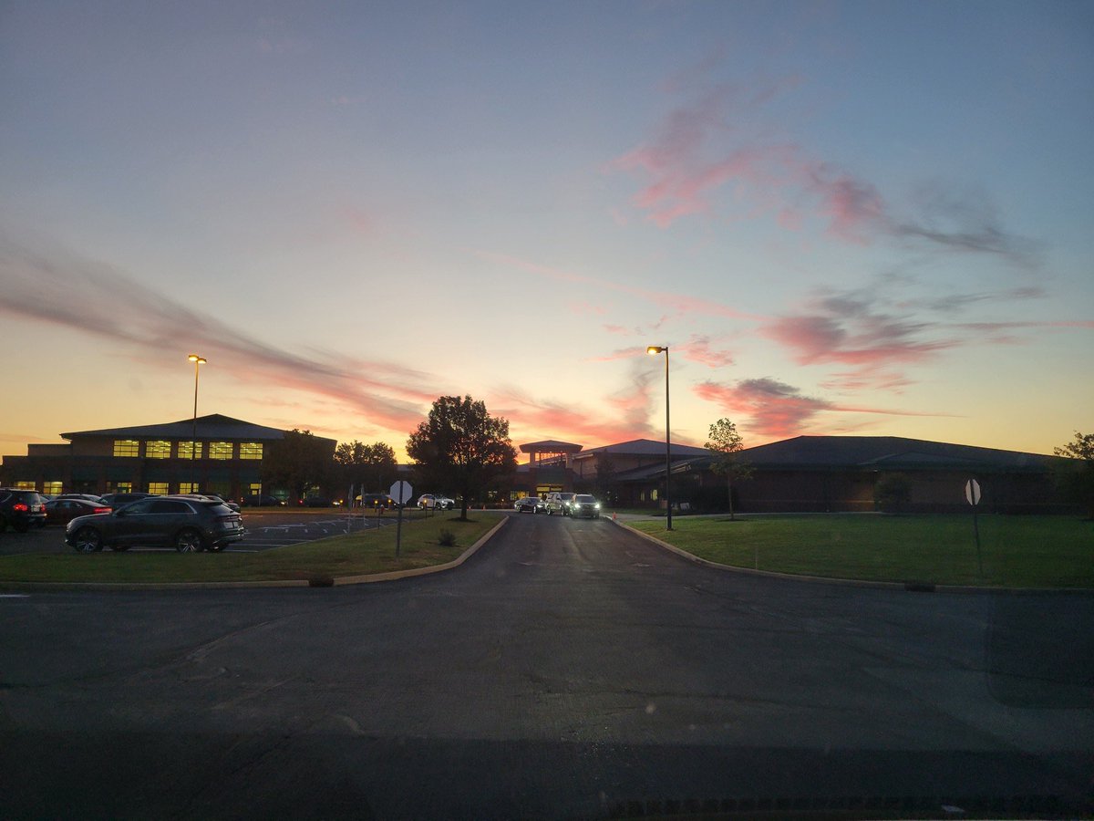 Beautiful start to the day at Carey Ridge.