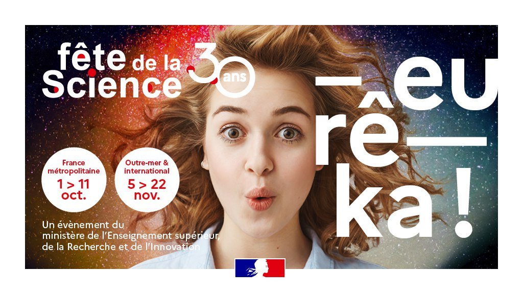 C'est parti pour la Fête de la science #FDS2021, découvrez dès maintenant le programme des événements dans votre région. 
fetedelascience.fr