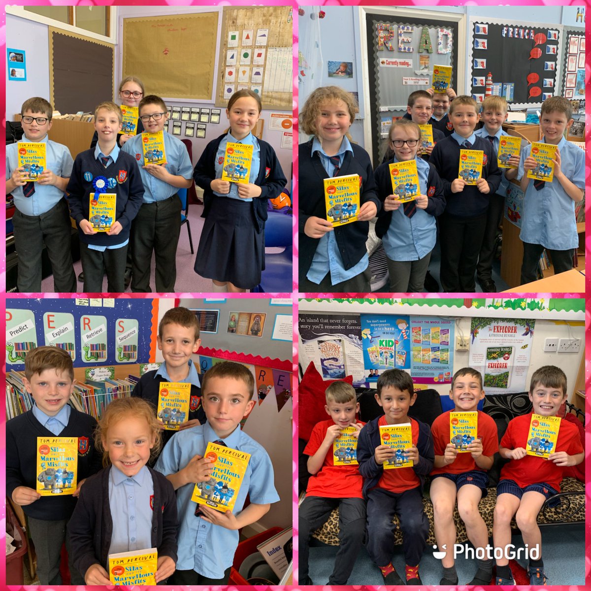 Our juniors were delighted to receive their 2nd @MarcusRashford book club book today ❤️📚to add to their very own library #MarcusRashfordBookClub