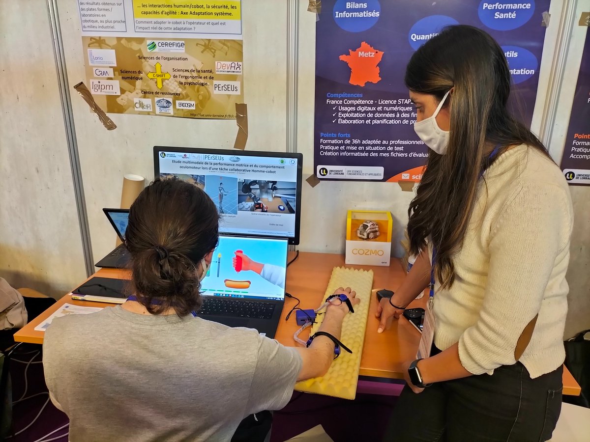 labo_Loria's tweet photo. 🖥️ 🧠 Utiliser les interfaces #cerveau - #ordinateur pour la rééducation post-AVC du membre supérieur : découvrez #graspIT au @SalonCiteSante ! 👉Un projet #PErSEUs, @Univ_Lorraine, @labo_Loria, @Inria_Nancy, @OpenEdge_Fr, @CHURennes @CHUdeToulouse
@INS2I_CNRS @CNRS_Centre_Est https://t.co/YLKkxfAtwX