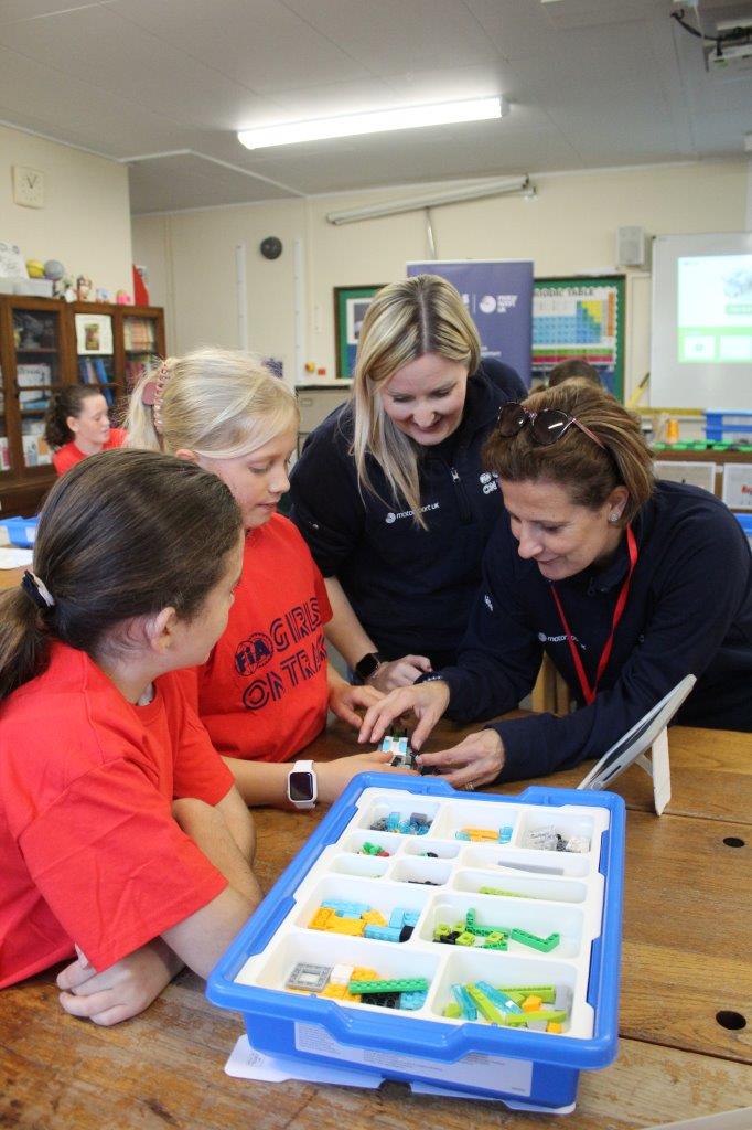 TruroHigh's tweet photo. Coding race car robots, jumping behind the wheel of a rally car, learning how to change a tyre in the pits and mastering trackside first aid are just some of the activities on offer to our Year 7 and 8 students today as part of @GirlsOnTrackUK day. So inspiring!

#GirlsOnTrackUK https://t.co/4s50RMeSub