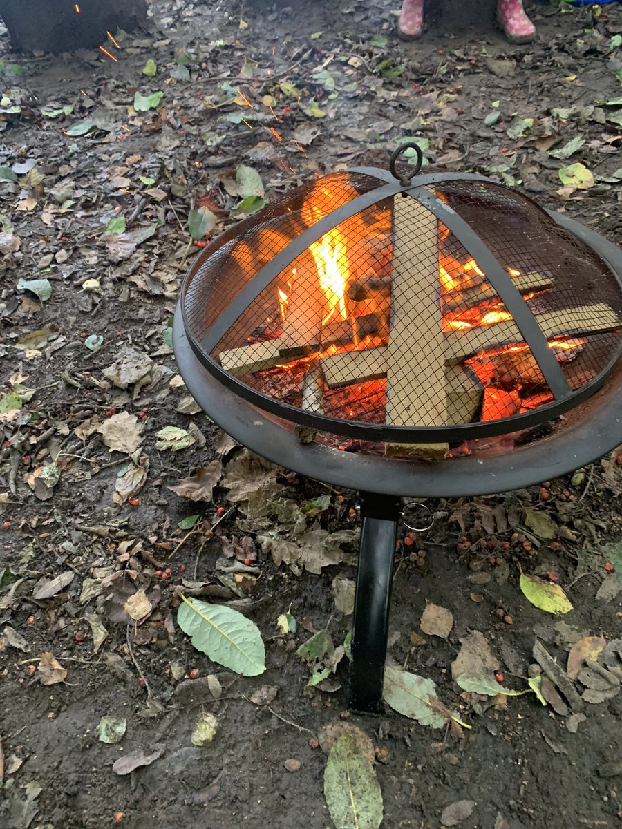 It was great being back out in the forest this morning with <a href="/wild_bank/">The Wild Bank</a> foundation stage <a href="/TrustVictorious/">Victorious Academies Trust</a> we have had lots of fun, let off steam, watched new friendships blossom and for the first time this year we have had our fire pit out.