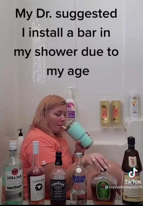 coinfurytv's tweet photo. I can see Cyn doing this...
Wine coolers, anyone? 🤣
#showerbar #winecooler #seagrams #bestwife https://t.co/ON7AJ9rksX