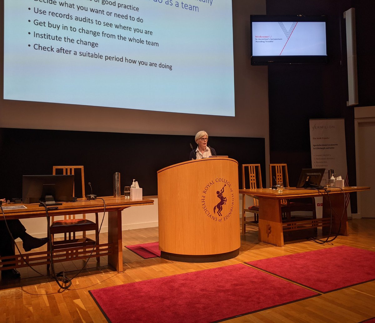 Vermilion_Smile's tweet photo. Our afternoon session begins with Madeleine Murray, Independent Expert Witness, who gives advice on how best to future proof your #dental practice. #thesmileexperts #dentistry #avoidingtrouble #knowledgeexchange https://t.co/N5kBDuaL86