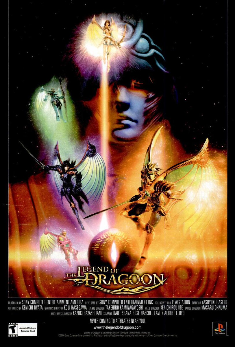 Nba Jam The Book 00 Print Ad For The Legend Of Dragoon On The Playstation T Co Tb7mujstsx Twitter