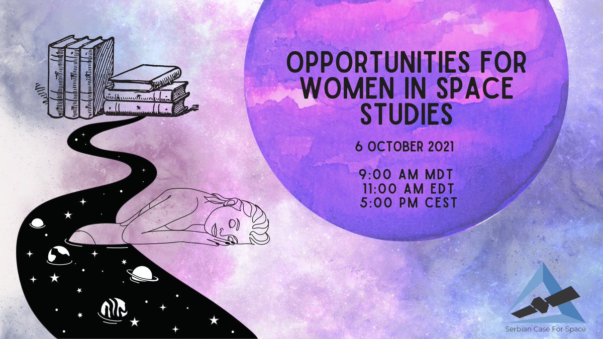 scs_foundation's tweet photo. For @WorldSpaceWeek, which is celebrating Women in Space this year, Serbian Case for Space Foundation has invited two exciting guests to talk about female presence in space studies. Join us on October 6th at 5 PM! Registration and more info here: https://t.co/V7Fs7q86Zx https://t.co/ojiI6o7QkA