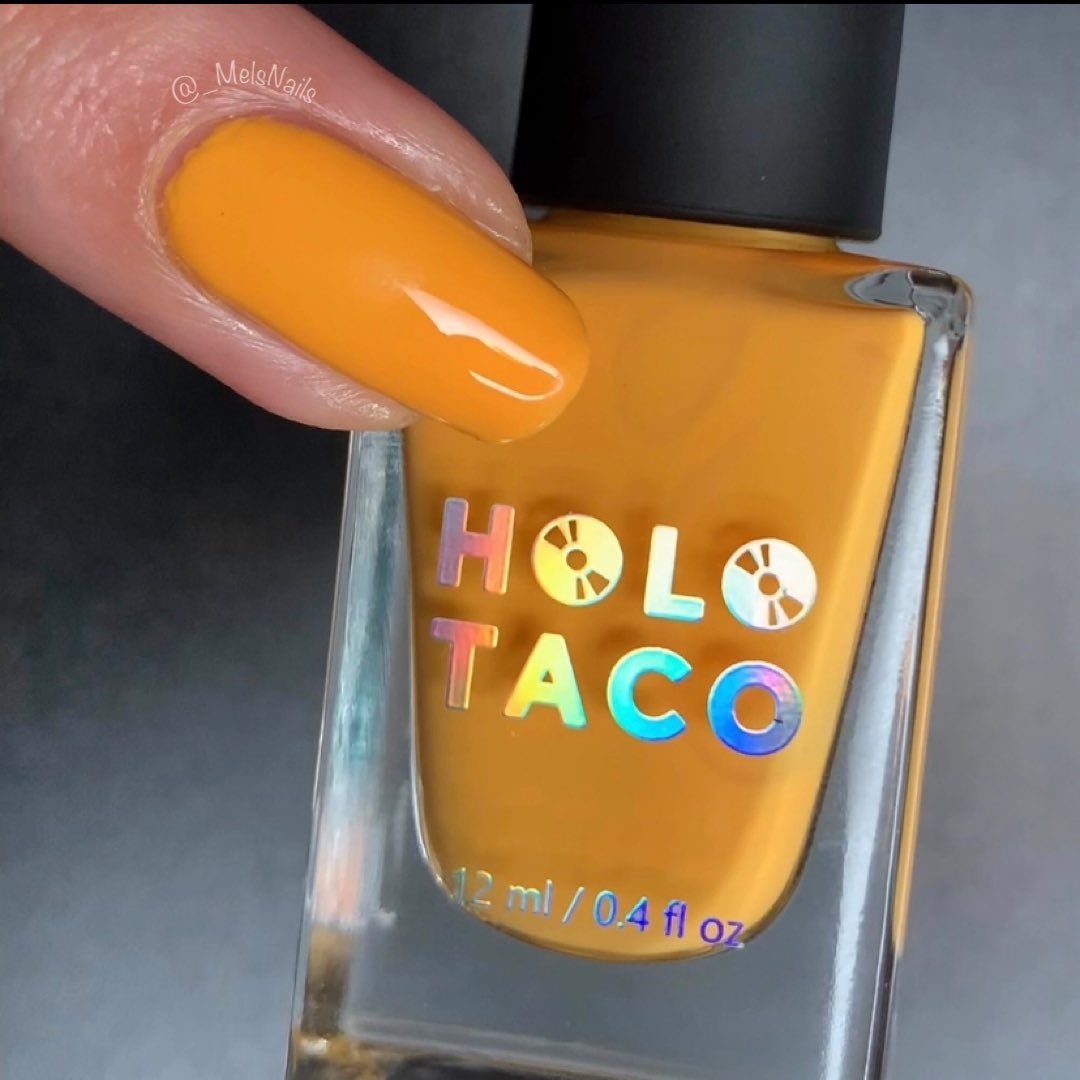 _MelsNails's tweet photo. Friday, letโs Butterscotch Hop into the weekend
Polish from Holo Tacoโs new Tea Crรฉmes Collection ๐ต๐
๐ป
@holotaco #ButterscotchHop #SuperGlossyTaco #MatteTaco
#HoloTaco #SwatchWeek #Swatch #HoloTacoTeaCremesCollection https://t.co/lzN5wWkAh3