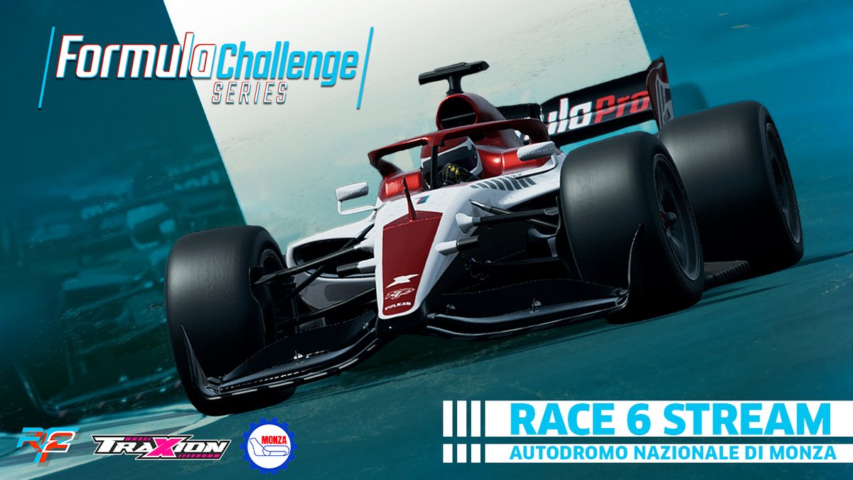rFactor2's tweet photo. Ending the week on a high, Formula Challenge takes places tonight from 19:55 CEST.
Drama at Monza, guaranteed!
Twitch 📺 https://t.co/pmoTyHduGw
YouTube 📺 https://t.co/3T14Dro43K
#rFactor2 #FormulaChallenge #Esports #simracing https://t.co/FjkXvw6hMp