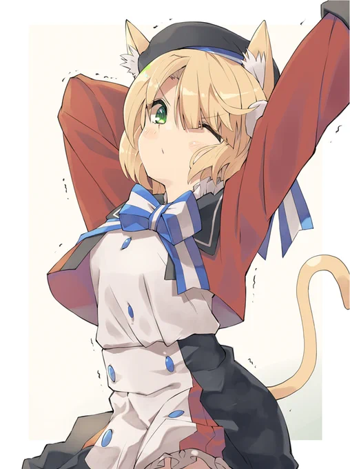軽率にねこみみ生やしました なぜならねこみみはかわいいので #どろういんぐ 
