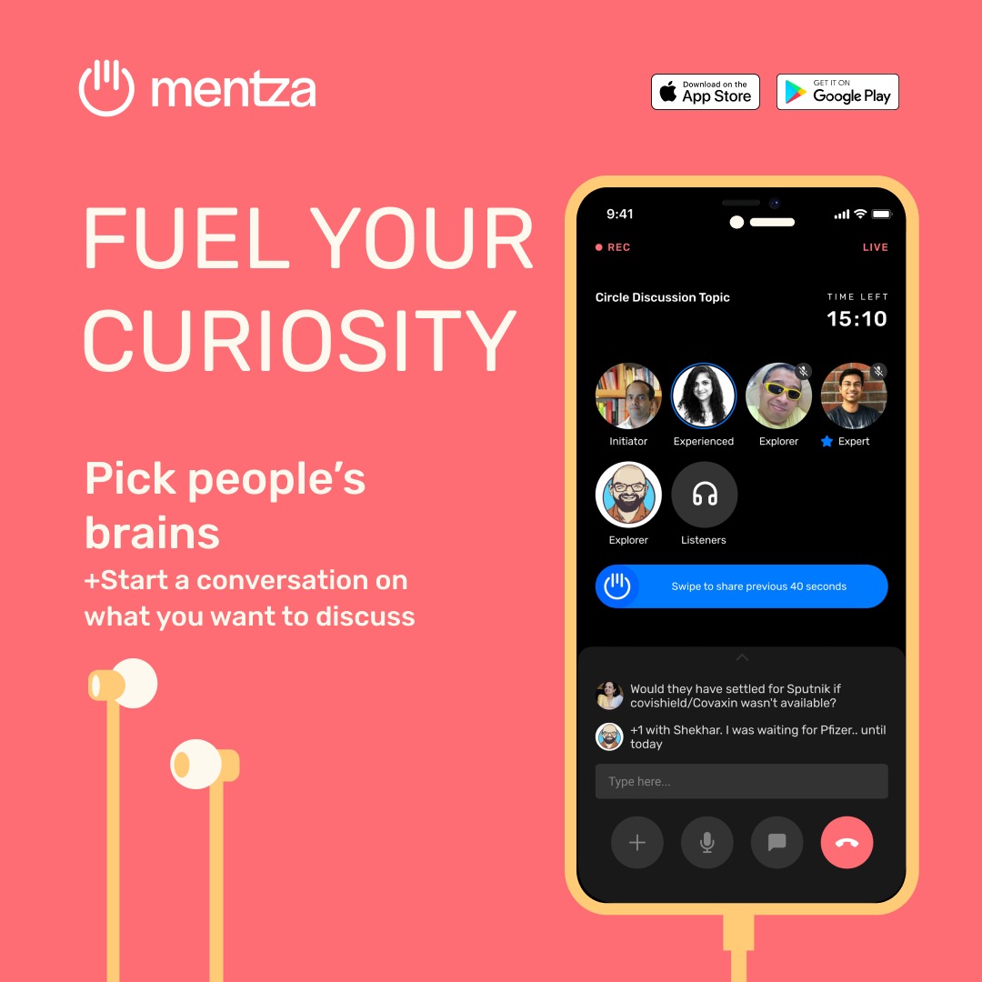 NoisUnofficial's tweet photo. Mentza App is a trailblazer in the the live audio, conversational learning space. Made in India, for the world! https://t.co/c3i3uNWhgf