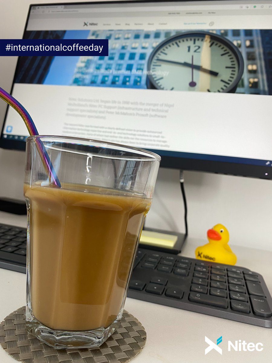 nitecsolutions's tweet photo. Did you know that coffee actually helps you focus better?☕️

Next time you're feeling a little unproductive at work, take a quick break, make yourself a cup of coffee and recuperate. 

#internationalcoffeeday #nitec #productiveworking #productivitytips https://t.co/A6TpR6qTqJ