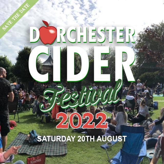 DorchCiderFest's tweet image. Save the date for the 7th Annual #DorchesterCiderFestival at Borough Gardens on 20th August 2022 - more info coming soon! 🍏