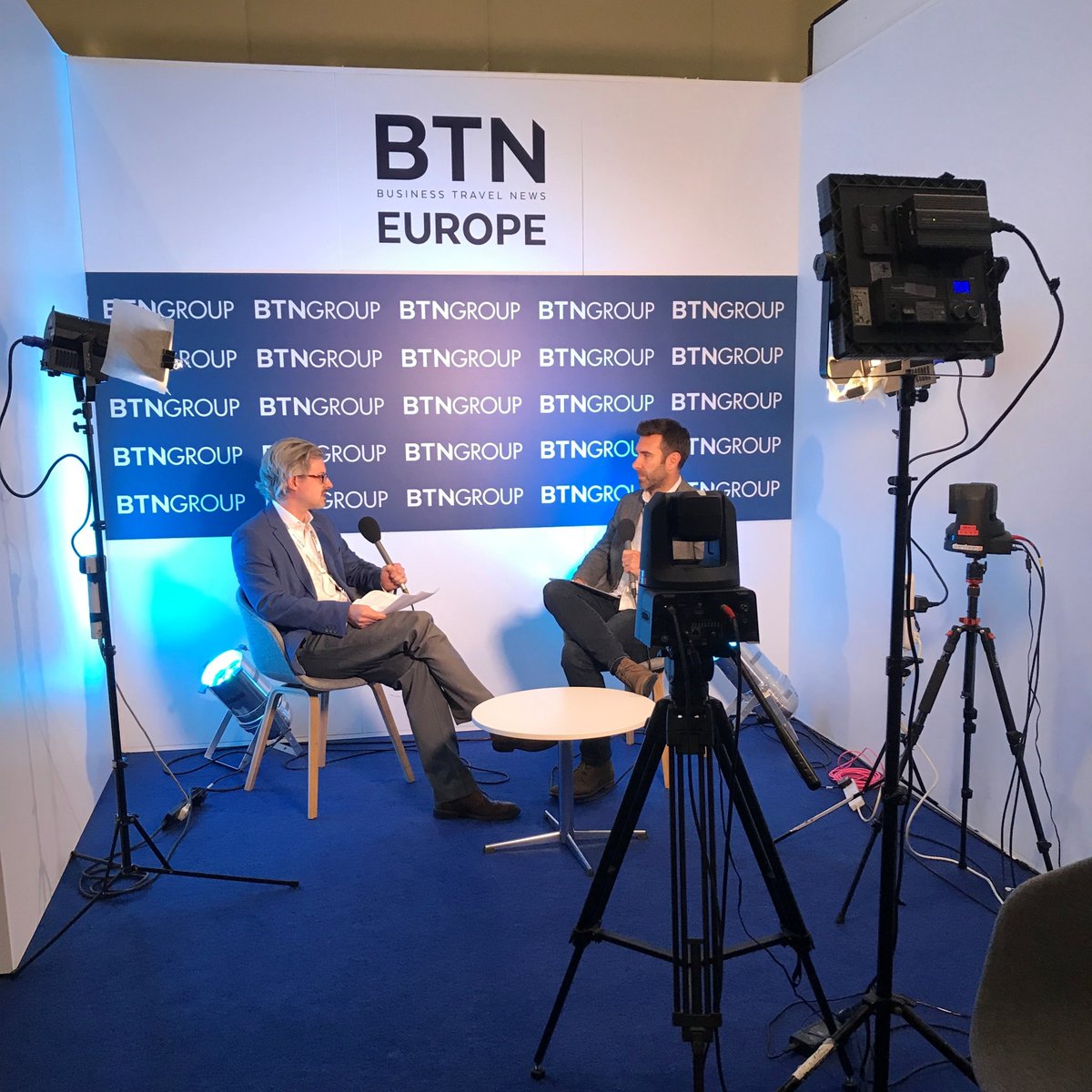 Great to be getting back to more in-person events - this time supporting our client <a href="/IntlSOS/">International SOS</a> with an interview at this year's @BTShowlondon, discussing the role of digital health passes in the return of business travel