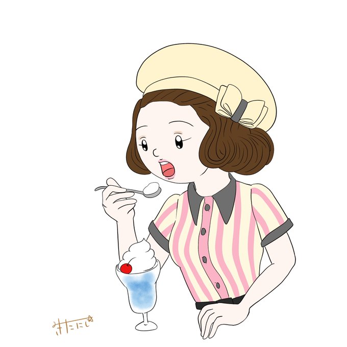 レトロガールのtwitterイラスト検索結果