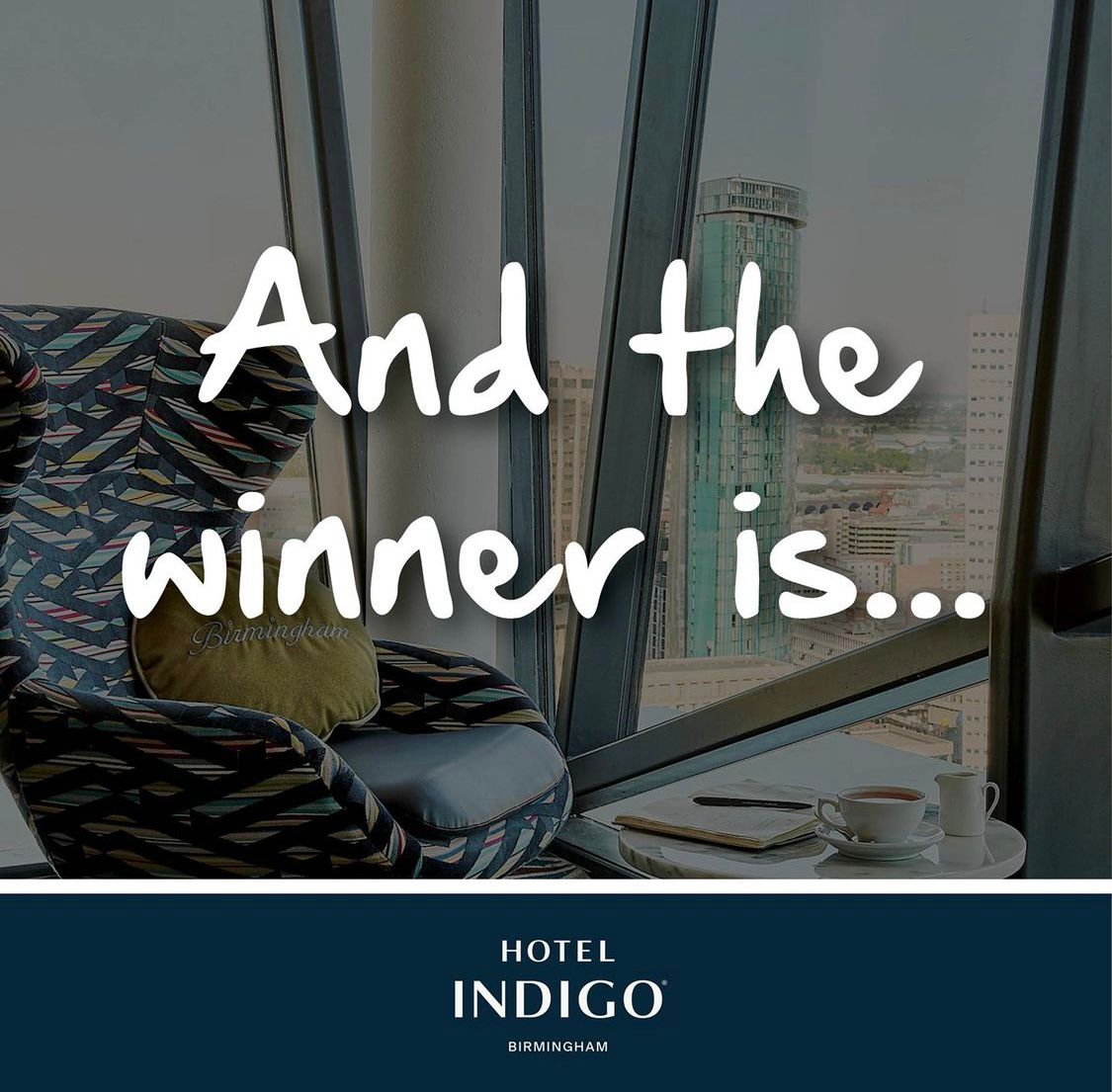 ⭐AND THE WINNER IS…⭐

Remember our end of summer staycation competition to win a FREE overnight stay at Hotel Indigo? You entered, we listened, and we have our winner.

Huge congratulations to @theboytribe_e

We hope you have the most wonderful time!