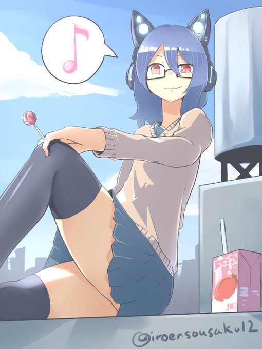 #メガネの日 
眼鏡な自キャラといえばペト様 