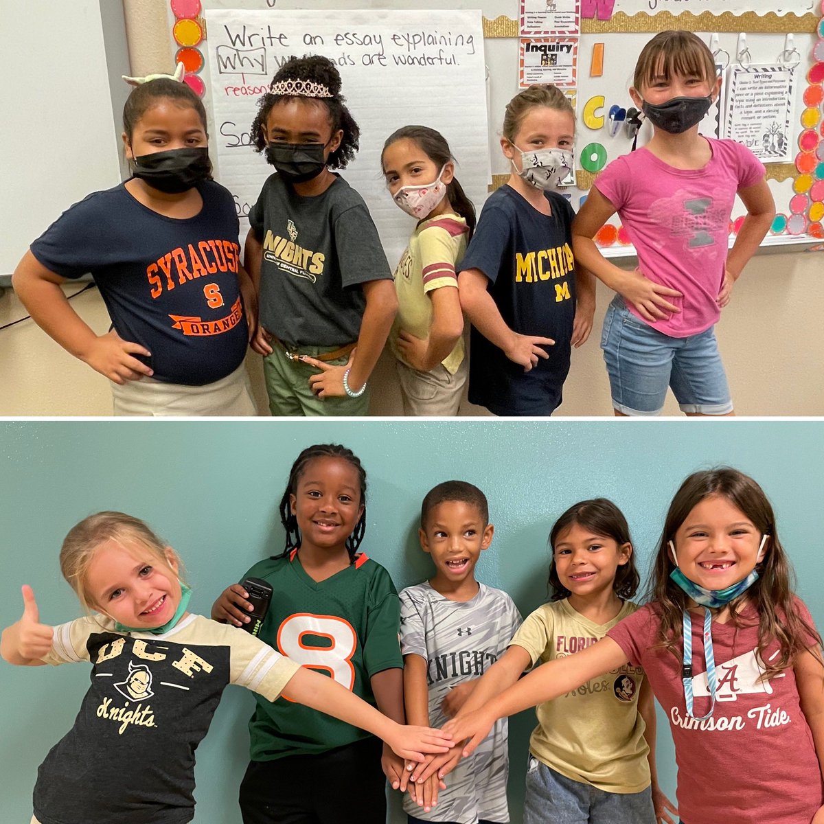 NCESbearcubs's tweet photo. We will dream it &amp; we will do it! These Bear Cubs look forward to college days ahead!🌟🐻🎓 @osceolaschools  @sdocAvid #ncesrocks #learningandLeading #CollegeWeek21 #sdocGoodToGreat https://t.co/eHOe9k87zN