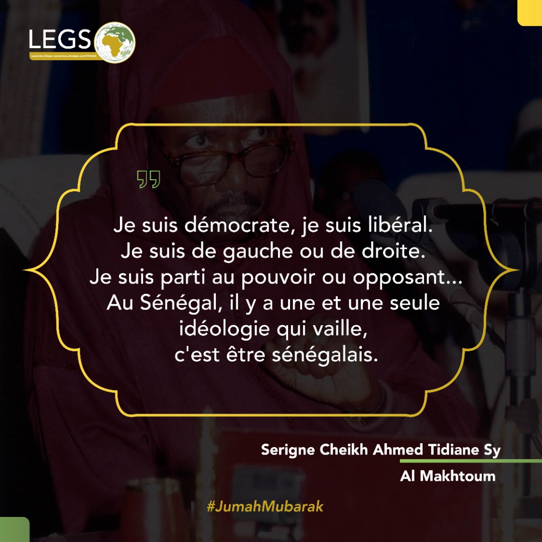 Legs_Africa's tweet photo. En ce début de week-end puissent les paroles d'Al Makhtoum nous rassembler tous.
Soyons "un peuple" uni, avec "un but" commun et "une foi" commune!

Jumah Mubarak🤲 à vous et bon début de week-end à tous 😉!

#legs #JumahMubarak #Heritage #Bonweek_end #Senegal https://t.co/r2QzD7xMF0