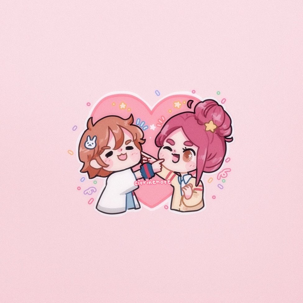 citrinenote's tweet photo. Chibi love! ψ(｀∇´)ψ they’re so wholesomeee💘✨ #LovelyComplex https://t.co/Ioc7N4H0VB