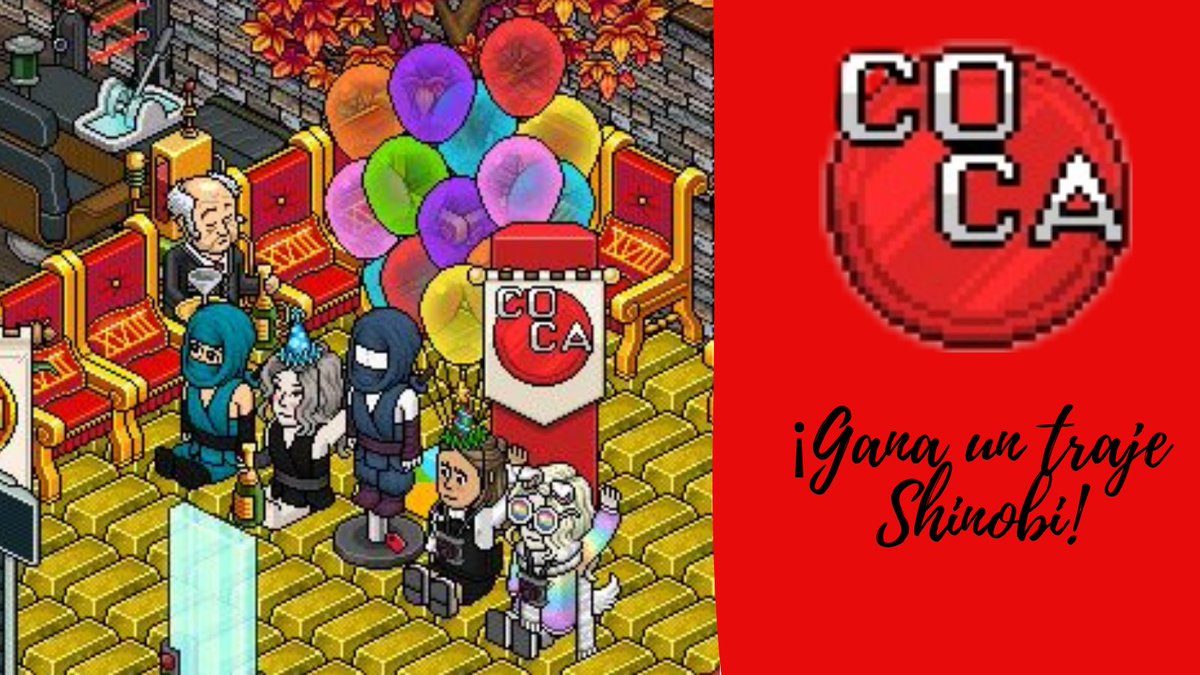 habbo_coca's tweet photo. ✨❤️¡Gánate un traje Shinobi!❤️✨
Sólo debes:
✨Seguirnos @habbo_coca 
✨Da like❤️ 
✨RT 
✨Etiqueta a un amigo
Finaliza el 03/10/2021 
¡Suerte a todos!❤️ https://t.co/jGKvkNL2oP