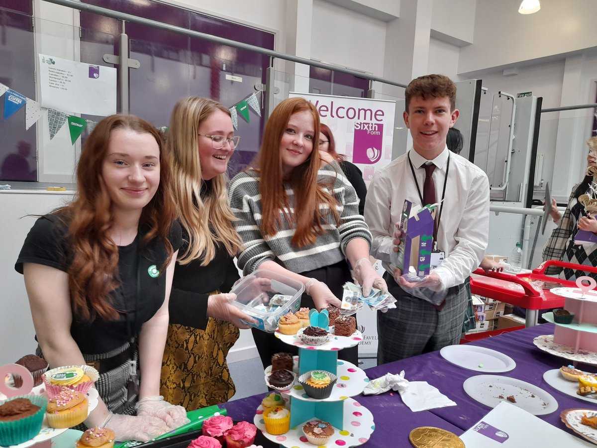 WestonFavellGAT's tweet photo. Final donations have been counted for last week's Macmillan Sixth Form Cake Bake and Sale  - the grand total is £504.37. Fantastic achievement and thanks to all who baked and ate and especially to Jaime (Y13) for organising it. #WeAreGAT #MacmillanCoffeeMorning https://t.co/lgD1NFH7gi