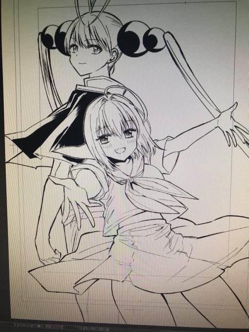 今月の原稿はこんな感じ〜
前後編あるので2枚載せます。
片方は1話の扉絵のリメイクですが、あの頃よりも絵が上手くなったなーと思います!
ここまで続けることができたのも、作品を見てくださる皆さんの応援のおかげです。本当に、心から感謝しています。
まだまだ制作途中なので、がんばりまーす! 