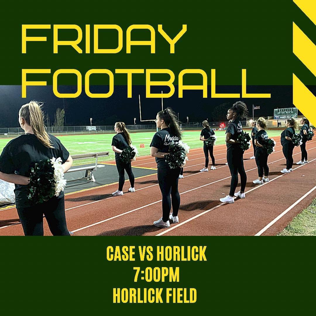 ITS FOOTBALL FRIDAY 🦅. See you TONIGHT at Horlick Field!
