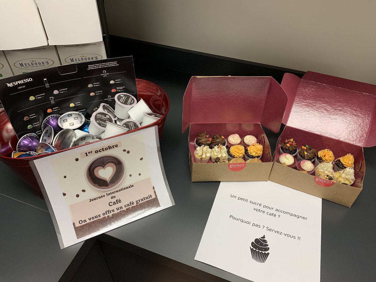 Automatic_ASA's tweet image. #InternationalCoffeeDay at #automaticsystems means free coffee and yummy #cupcakes
