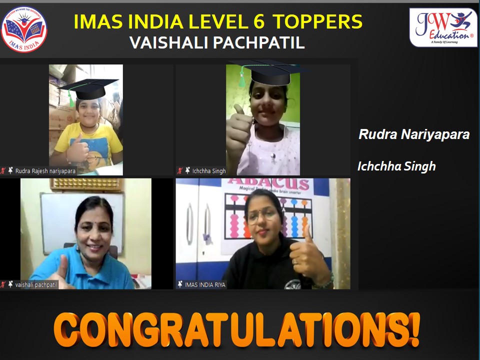 IMAS INDIA LEVEL 6 VAISHALI PACHPATIL