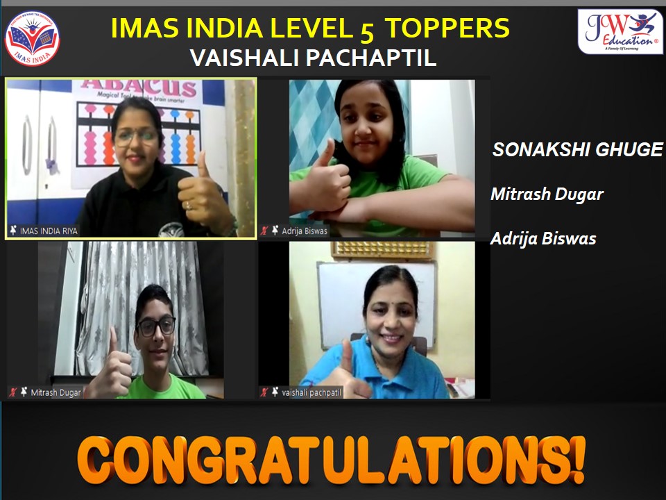 IMAS INDIA LEVEL 5 VAISHALI PACHPATIL