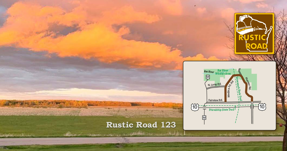 WisconsinDOT's tweet photo. #RusticRoads make for prime #weekend #FallColor viewing. There are now 123 Rustic Roads that span 743 miles in 61 Wisconsin counties. The newest route passes through the town of Clayton in Winnebago Co. https://t.co/ObcQ8l5yJP https://t.co/1Po0PAmgCl