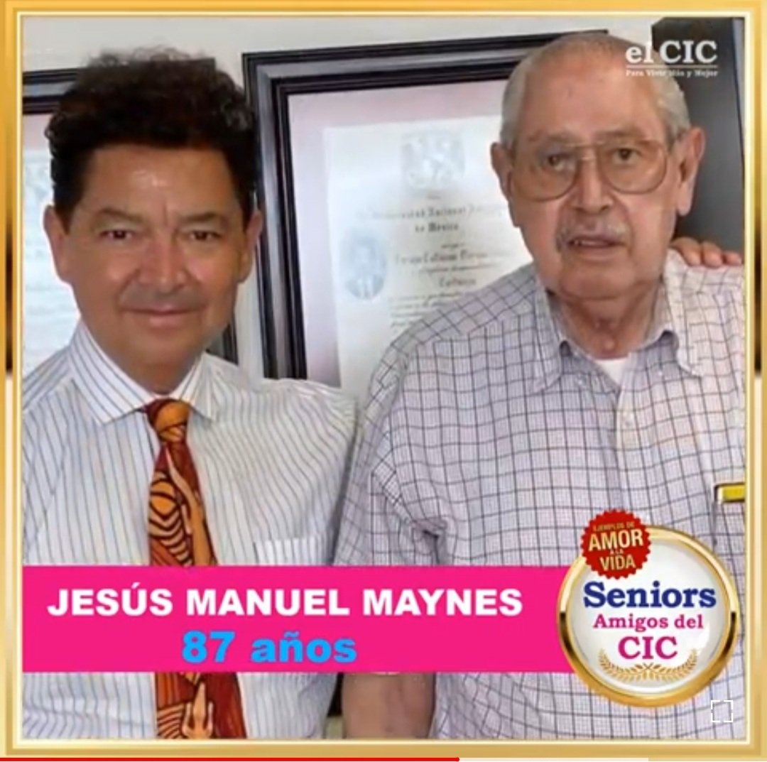 elcicags's tweet photo. 🔵 Te invitamos a seguir nuestra nueva serie de videos "SENIORS AMIGOS DEL CIC". SR. JESÚS MANUEL MAYNES 
Visítanos en https://t.co/INGghQbJgR
#elcicags #paravivirmasymejor #aguascalientes #salud #amor #EjemplosDeVida

👉https://t.co/eOpNYj7HeG https://t.co/GBGxIWrjUR