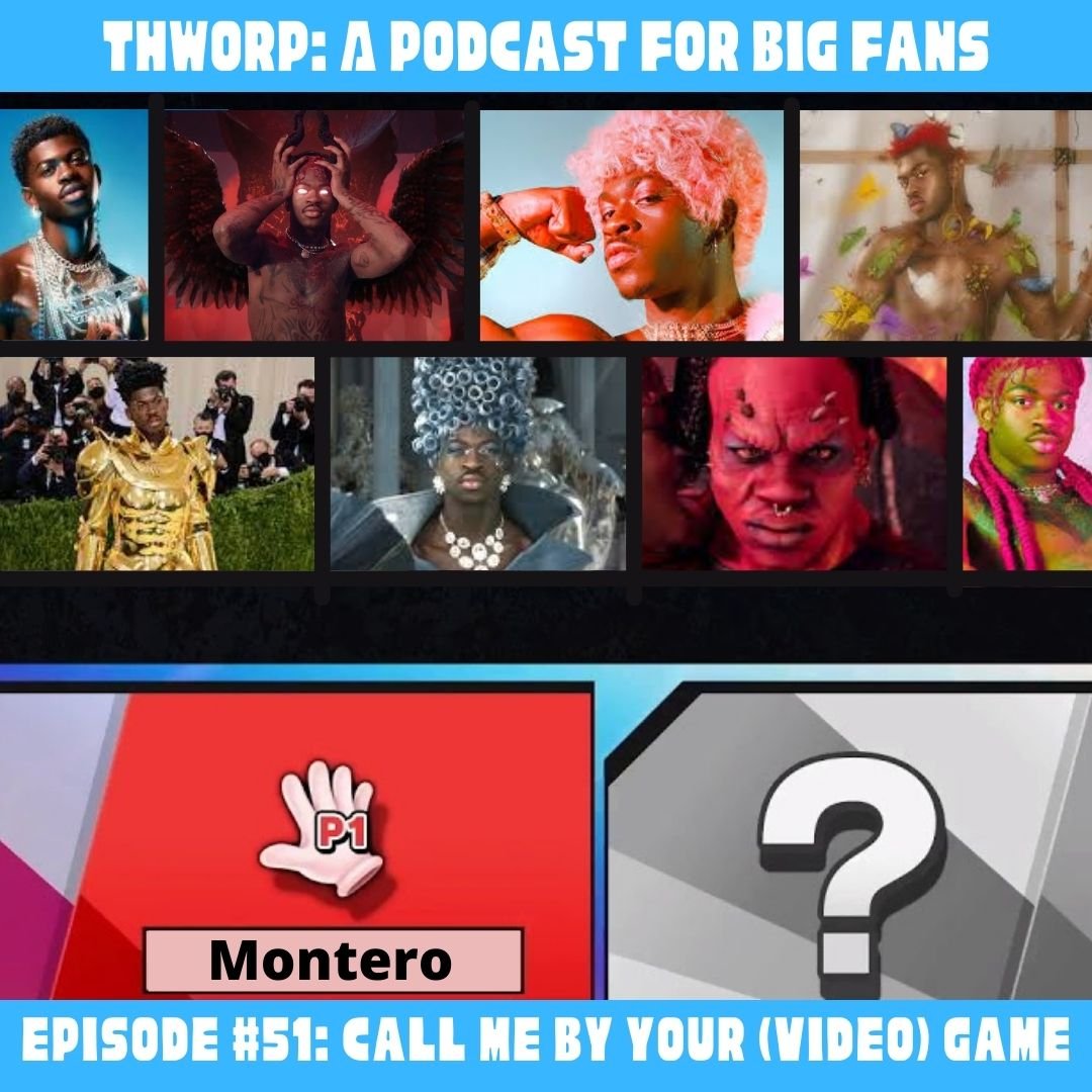 ThworpPodcast's tweet photo. It's Lil Nas X's world, we're all just living in it. And what happy citizens of Montero @jake_my_day and @MichaelCFurr  are! Make sure to leave a review on iTunes, and listen it at https://t.co/aGUxKIrGu7! https://t.co/G78gj9fLPn