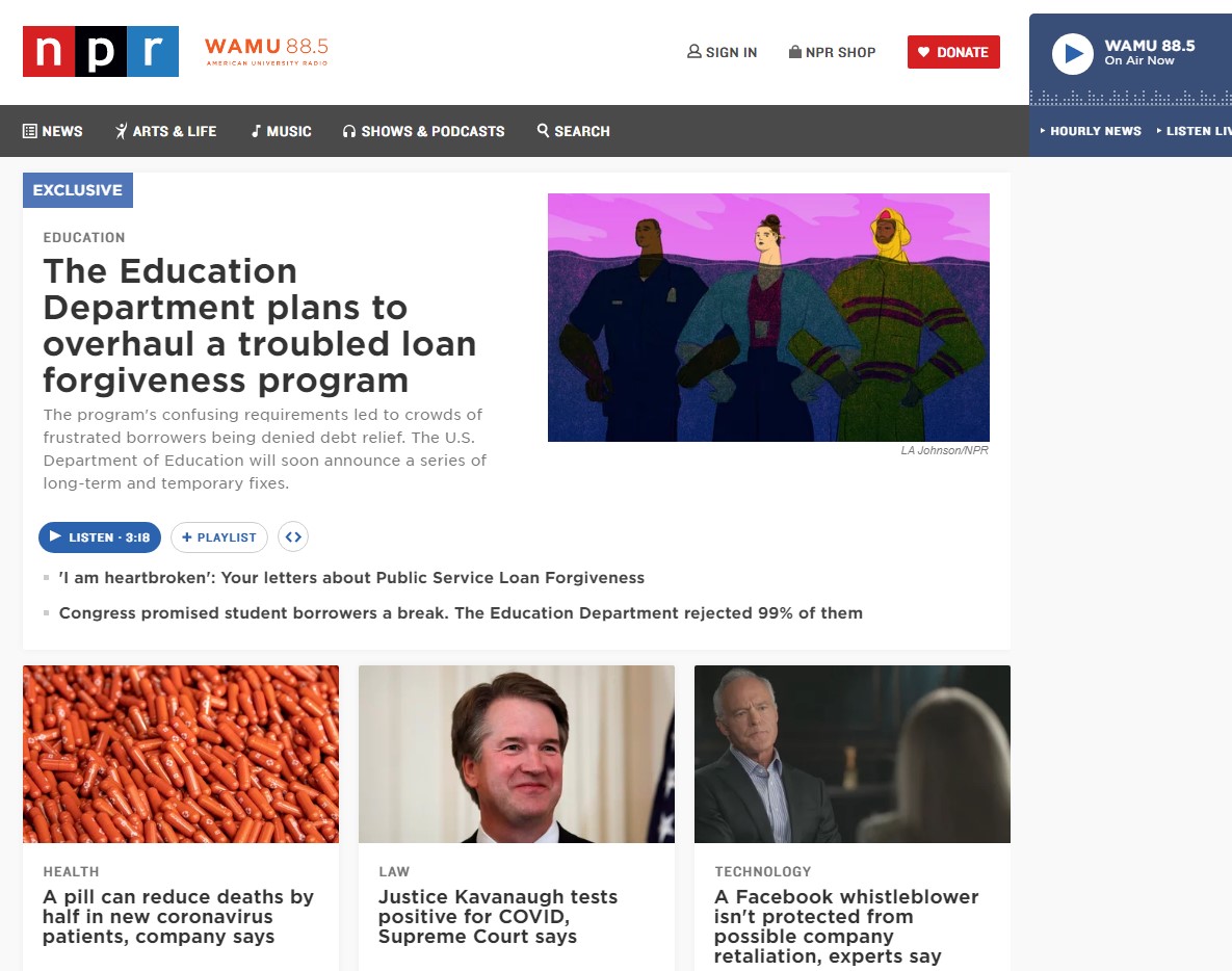 huge day at @npr, y'all - we've finally gone full sentence case in our headlines! watch out, modern internet!