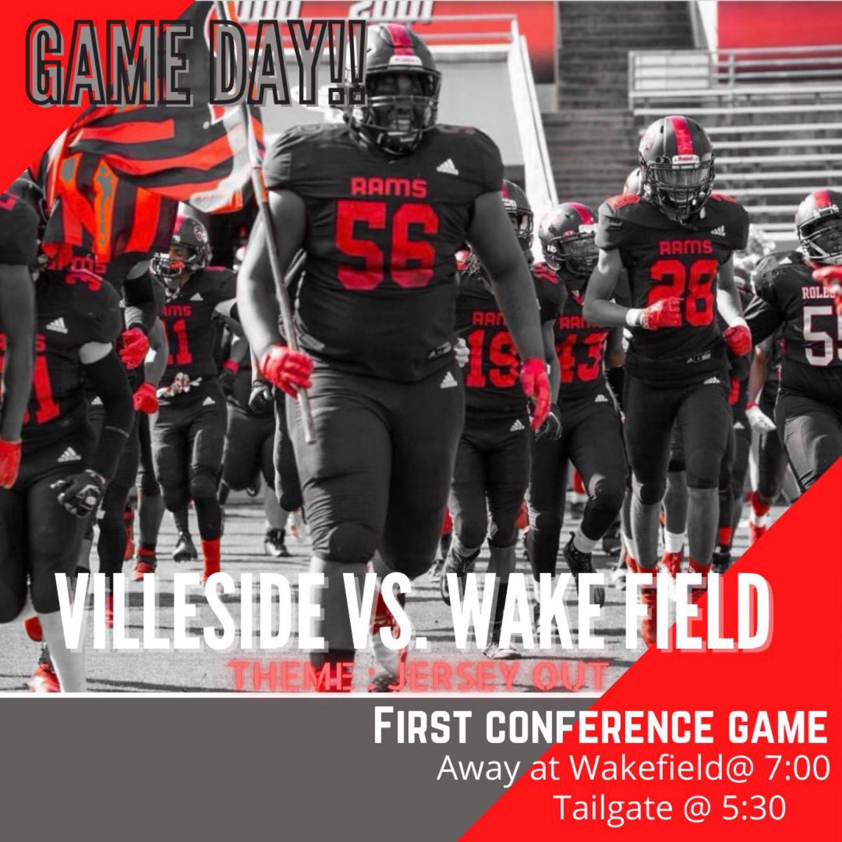 Riot_Rolesville's tweet image. GAME DAY @ WAKEFIELD 🐺
FIRST CONFERENCE GAME ON THE SZN, LETS HAVE EVERYONE OUT THERE AND MAKE IT A BIG ONE‼️
WEAR A JERSEY🤘🏼 @Rolesvilleramf1 
#gameday #BeatTheWolverines #LetsRole